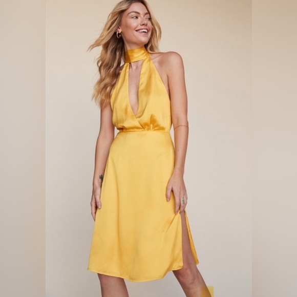 LPA Yellow Dress - Picture 1 of 3
